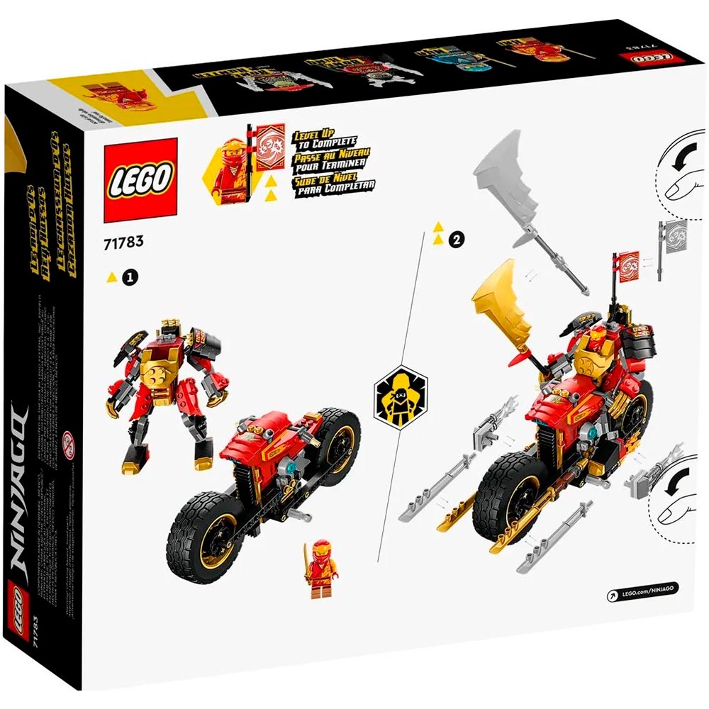 Замовити Конструктор LEGO Ninjago Робот-вершник Кая EVO 312 деталей (71783)