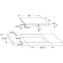 Варильна поверхня HISENSE I6443C (PK-B47221-F2)