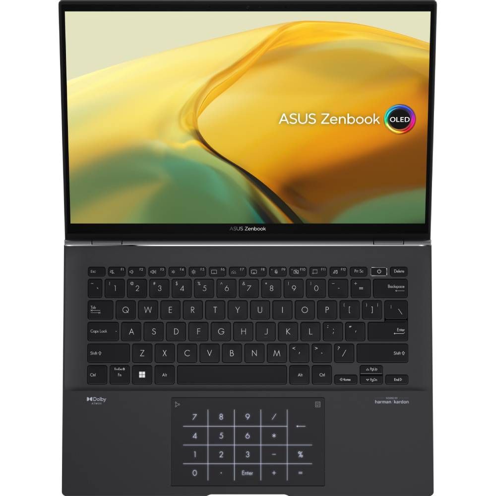 Фото Ноутбук ASUS Zenbook 14 OLED UM3402YA-KM191W Jade Black (90NB0W95-M012K0)