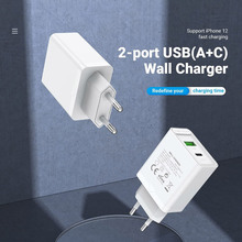 Зарядний пристрій VENTION USB Type C + QC4.0 (18-20W) White (FBBW0-EU-1)