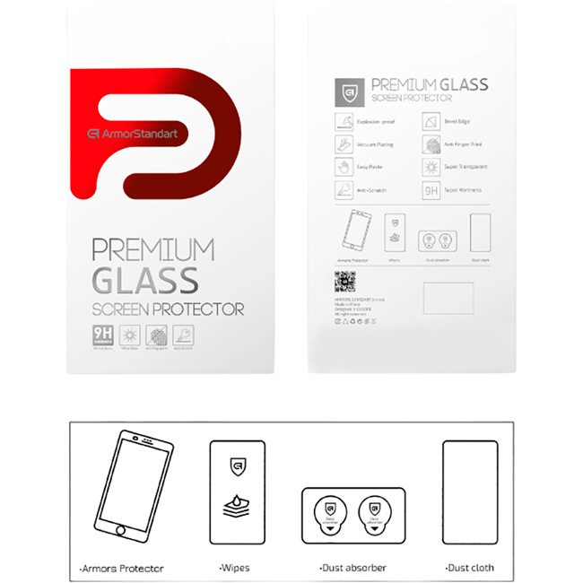 Замовити Захисне скло ARMORSTANDART Pro для Realme C30/C30s/C33 Black (ARM64728)