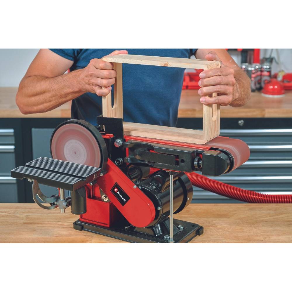 Станок шлифовальный EINHELL TC-US 380 (4419257) Конструкция подсоединение пылесборника