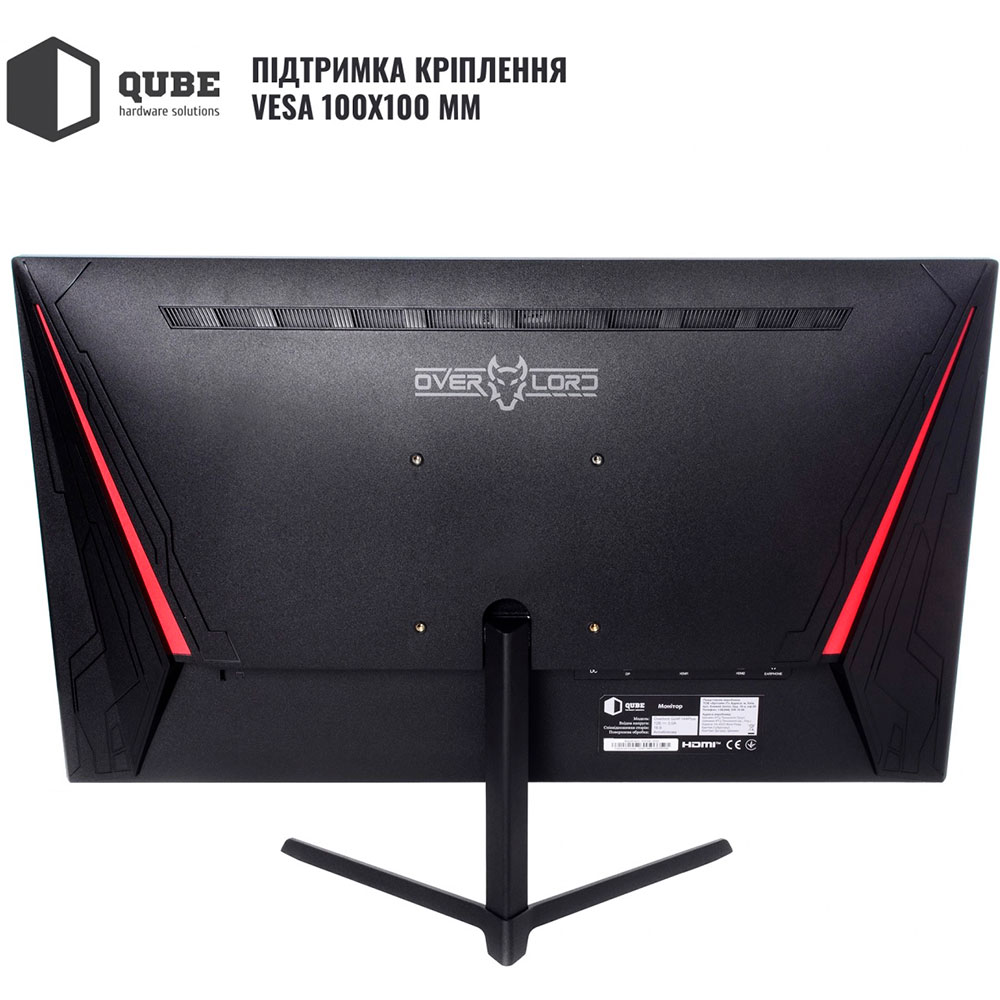 Изображение Монитор QUBE Overlord G24F144Plus