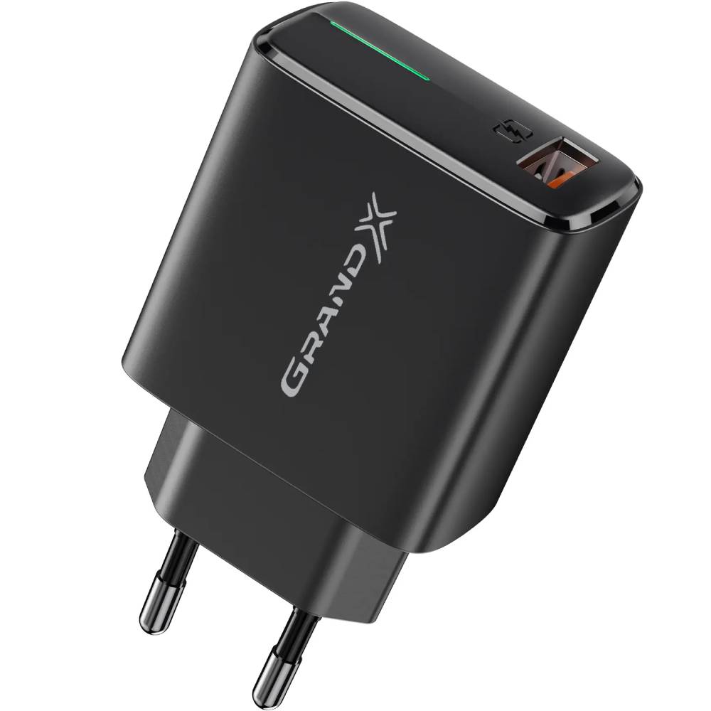 Внешний вид Сетевое зарядное устройство Grand-X CH-550B Quick Charge