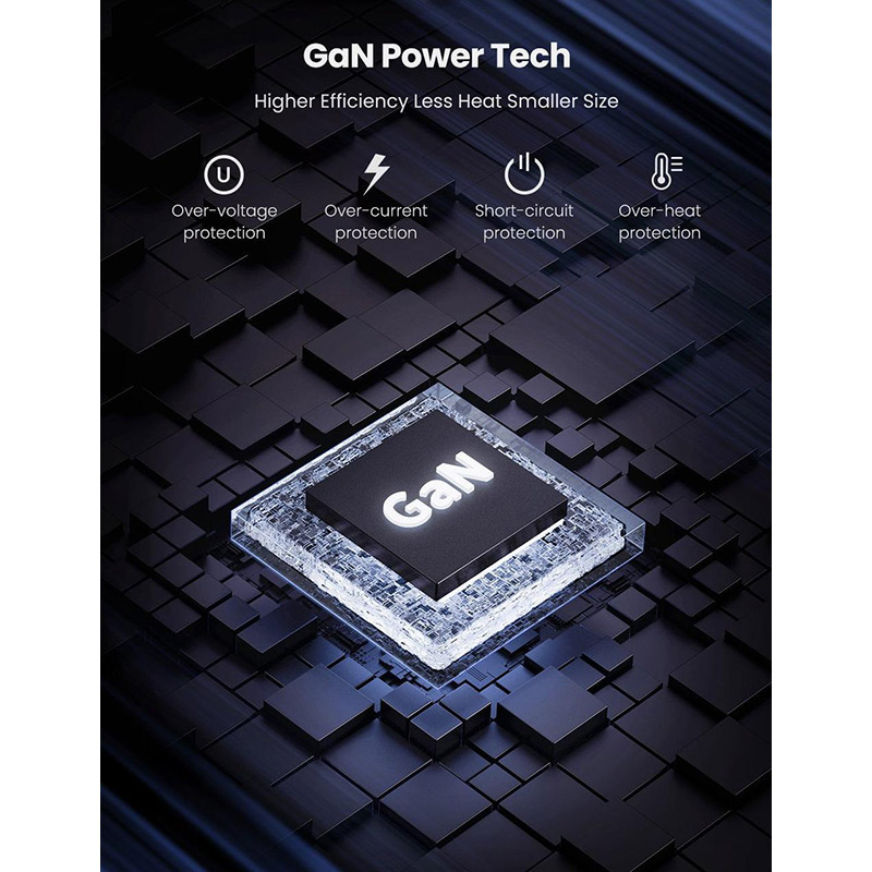 Покупка Сетевое зарядное устройство UGREEN CD224 65W PD GaN Charger Black (UGR-707740