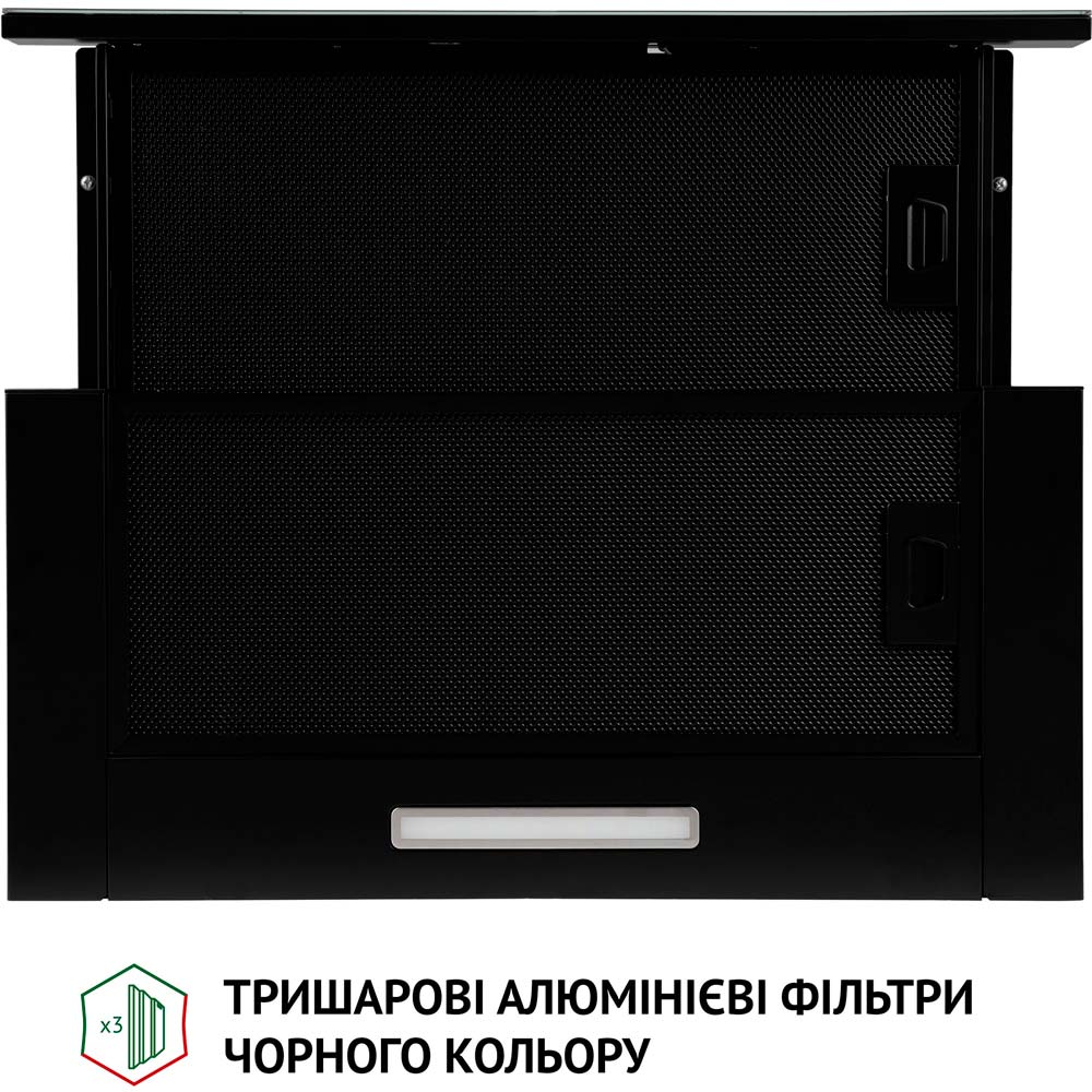 Фото Витяжка PERFELLI TL 6333 BL 700 LED GLASS