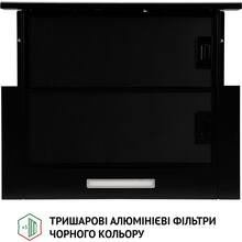 Витяжка PERFELLI TL 6333 BL 700 LED GLASS