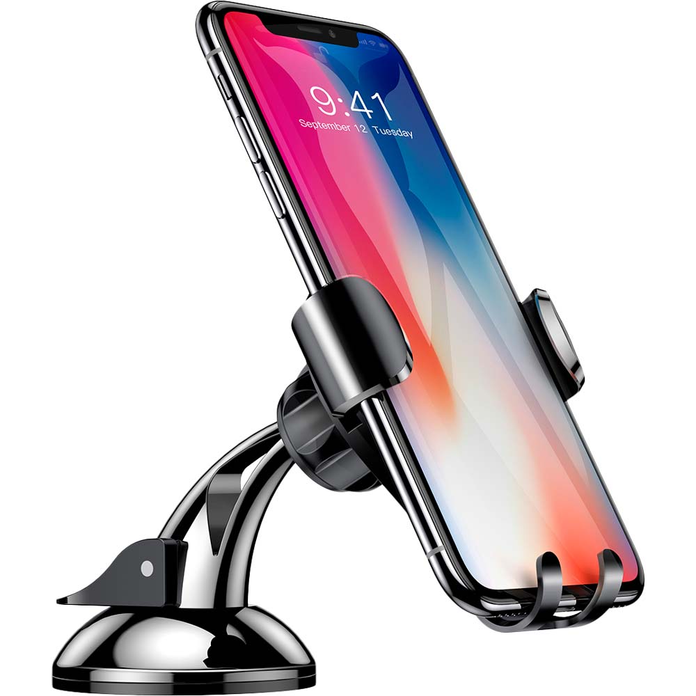 Фото Автодержатель для телефона Baseus Osculum Type Gravity Car Mount Black (SUYL-XP01)