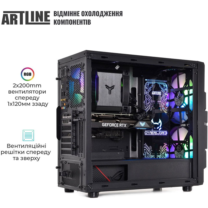 Зовнішній вигляд Комп'ютер ARTLINE Overlord X55 (X55v45)