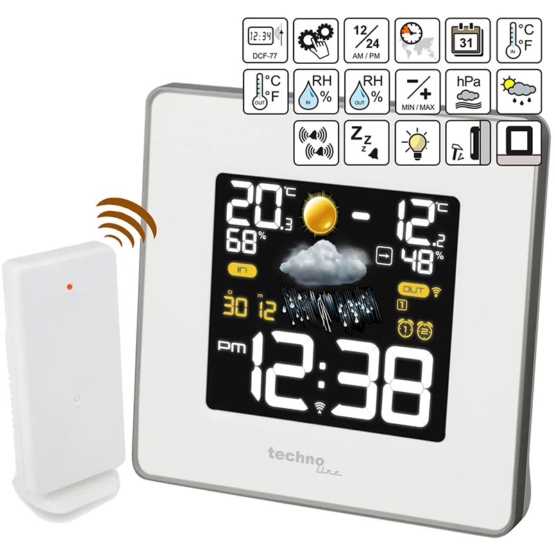 Фото Метеостанція TECHNOLINE WS6440 White