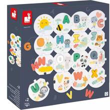 Развивающая игра JANOD Мой первый алфавитный пазл (J08045)