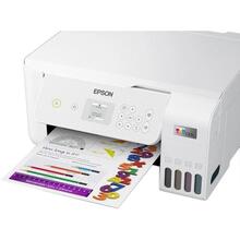 МФУ струйное EPSON EcoTank L3266 WI-FI White (C11CJ66411)