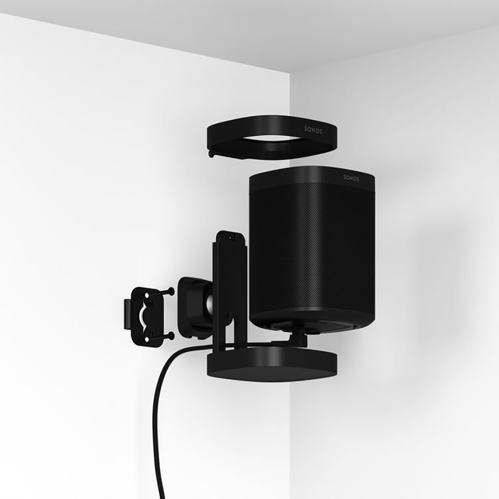 Фото Настінне кріплення Sonos Mount для One Black (SS1WMWW1BLK)