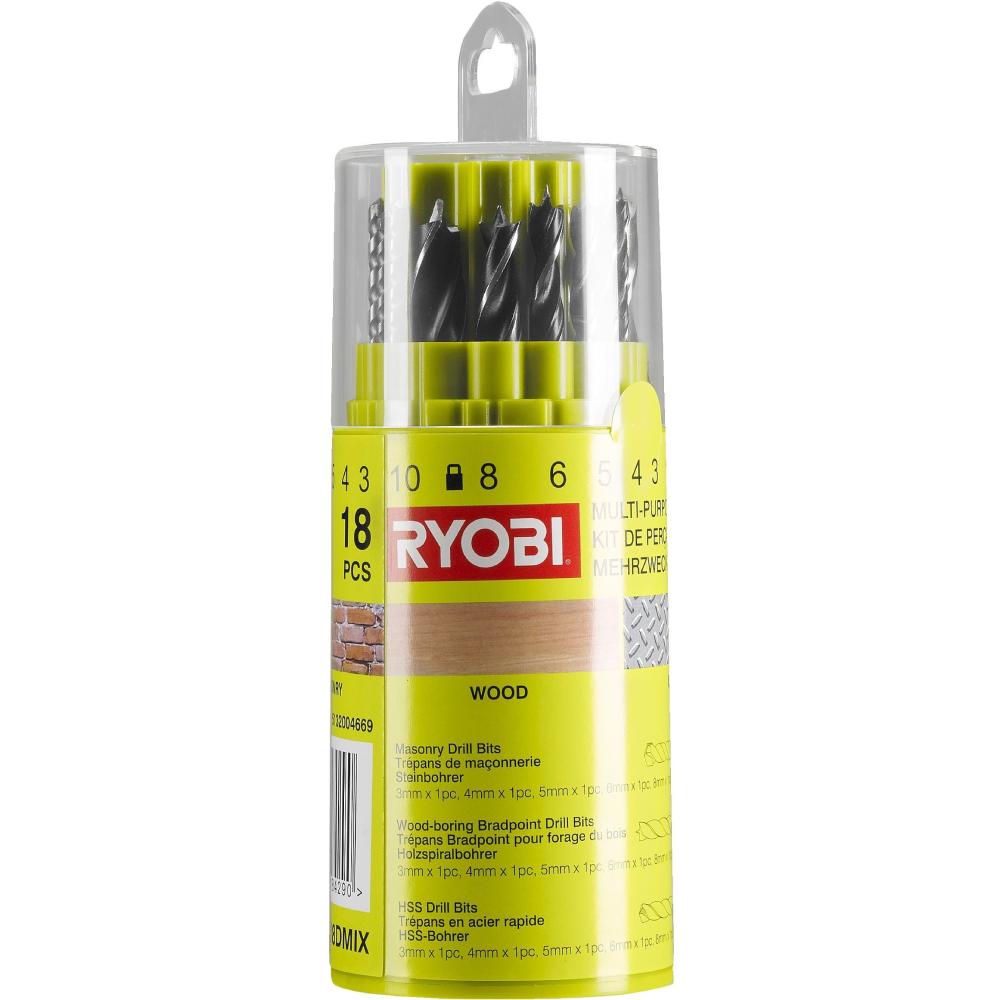 Фото Набор инструментов RYOBI ONE+ R18DDSDS-125T (5133005087)