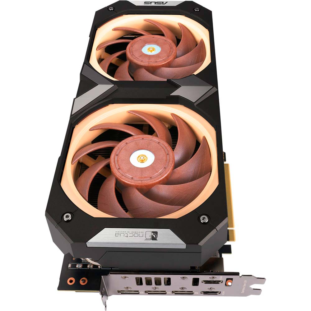 Фото Видеокарта ASUS GeForce RTX 4080 16GB GDDR6X Noctua OC Edition (90YV0IB2-M0NA00)