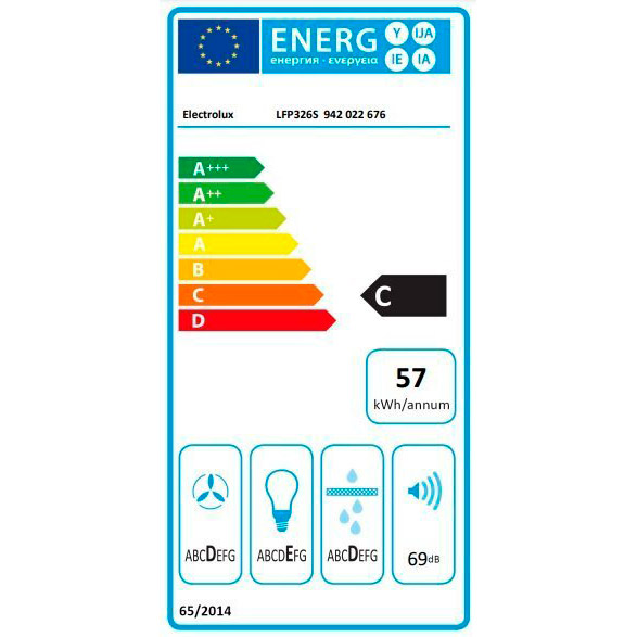 Замовити Витяжка ELECTROLUX LFP326S