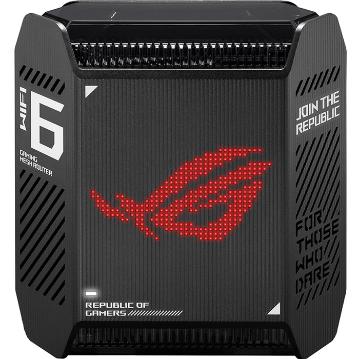 Фото Маршрутизатор ASUS ROG Rapture GT6 2PK Black (90IG07F0-MU9A20)