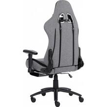 Крісло GT RACER X-2534-F Fabric Gray/Black Suede