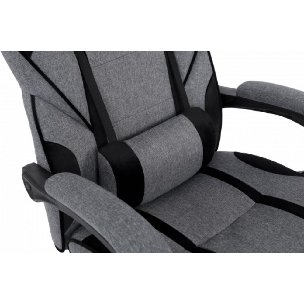 Фото Кресло GT RACER X-2749-1 Fabric Gray/Black Suede