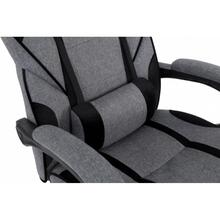 Кресло GT RACER X-2749-1 Fabric Gray/Black Suede