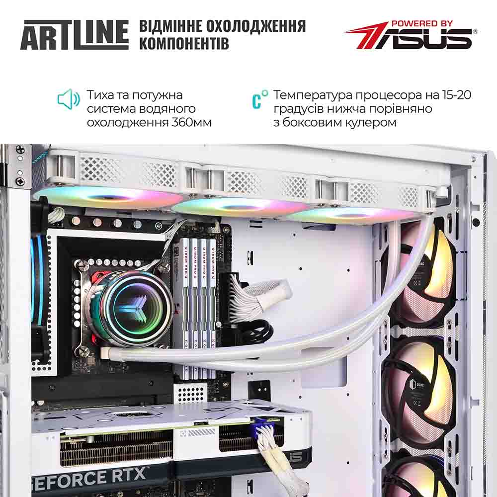 Фото Комп'ютер ARTLINE Gaming X93WHITE (X93WHITEv05)