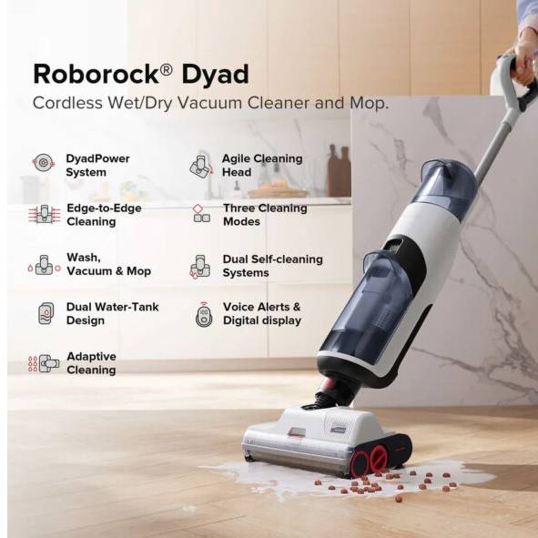 Пилосос ROBOROCK Dyad Wet and Dry Vacuum Cleaner Тип прибирання вологе