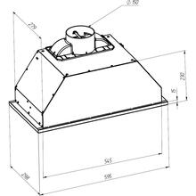 Вытяжка PYRAMIDA HBE 60 SL BL T (4260674991813)