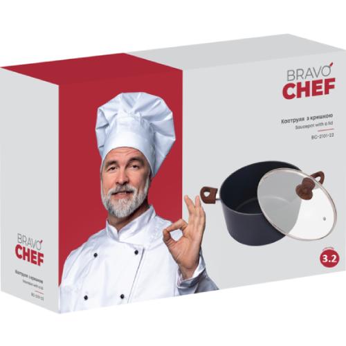 Фото Каструля BRAVO CHEF 22 см 3.2 л (BC-2101-22)