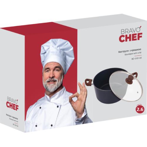 Фото Каструля BRAVO CHEF 20 см 2.6 л (BC-2101-20)