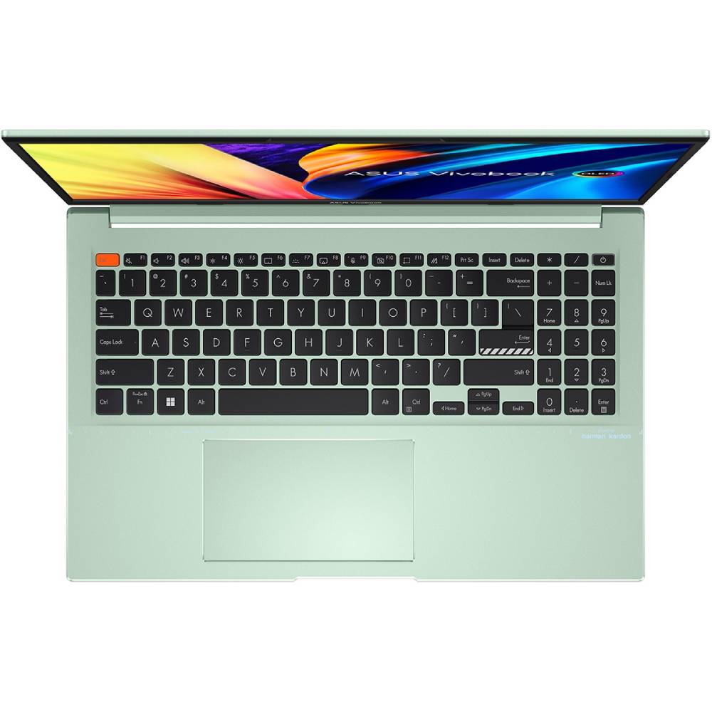 Фото Ноутбук ASUS Vivobook S 15 OLED M3502QA-L1207 Brave Green (90NB0XX3-M009U0)