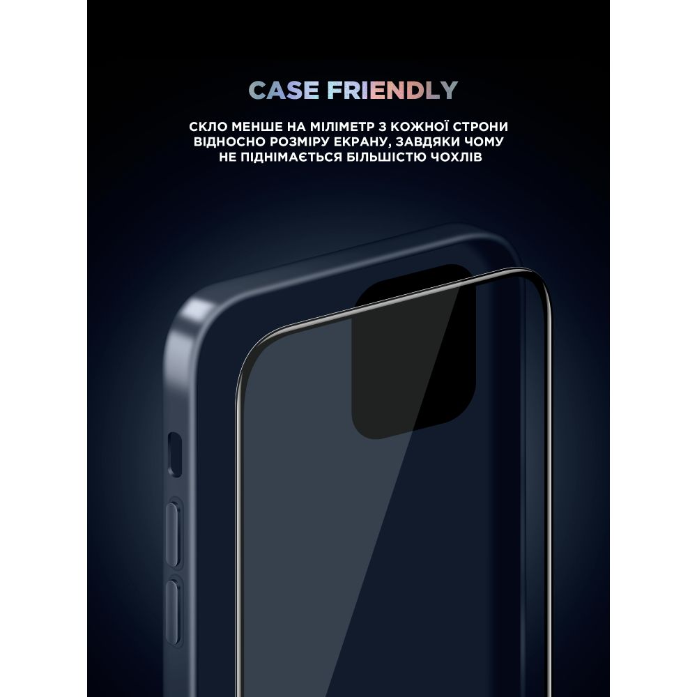 Фото Захисне скло ARMORSTANDART Supreme Black Icon 2.5D для Apple iPhone 14 Pro Max (ARM69296)