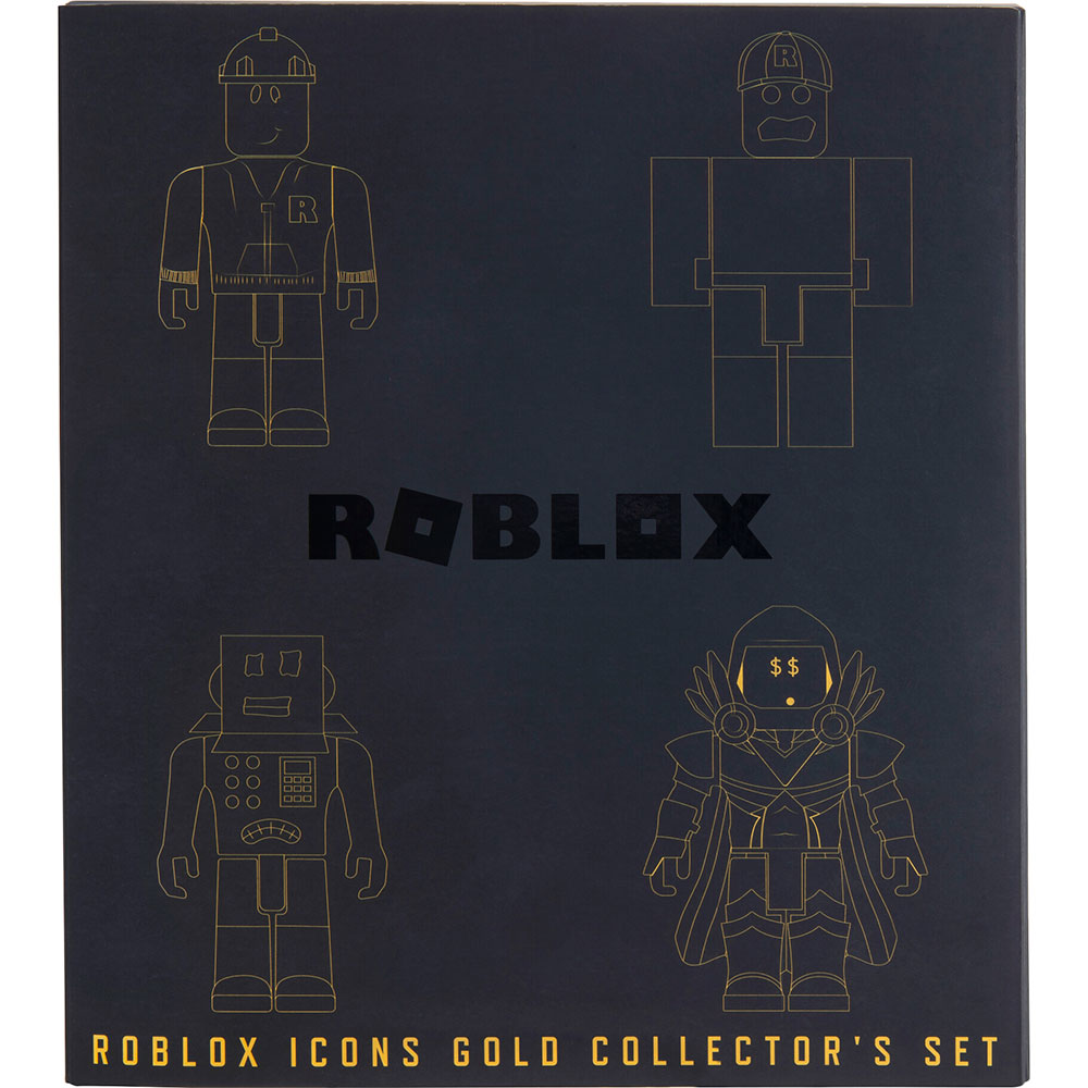Фото Ігровий набір ROBLOX Four Figure Pack Icons 15th Anniversary Gold Collector's Set (ROB0527)