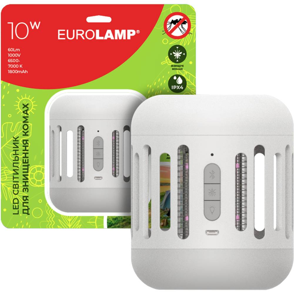 Світильник антимоскітний EUROLAM LED 7W IPX4 (MK-7W(LIGHT)) Висота 14