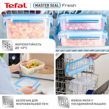 Набір контейнерів TEFAL MSEAL FRESH 0.55+1+2.3 л (K3028912)