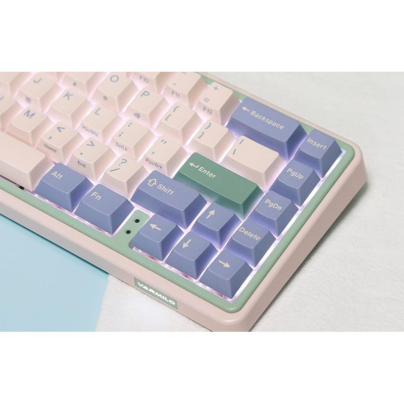 Фото Клавиатура VARMILO Minilo VXT67 Eucalyptus Gateron G Pro 2.0 Yellow EN (A42A046E2A5A01A039)