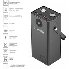 Powerbank COLORWAY 60000 mAh Black (CW-PB600LPA5BK-PDD)