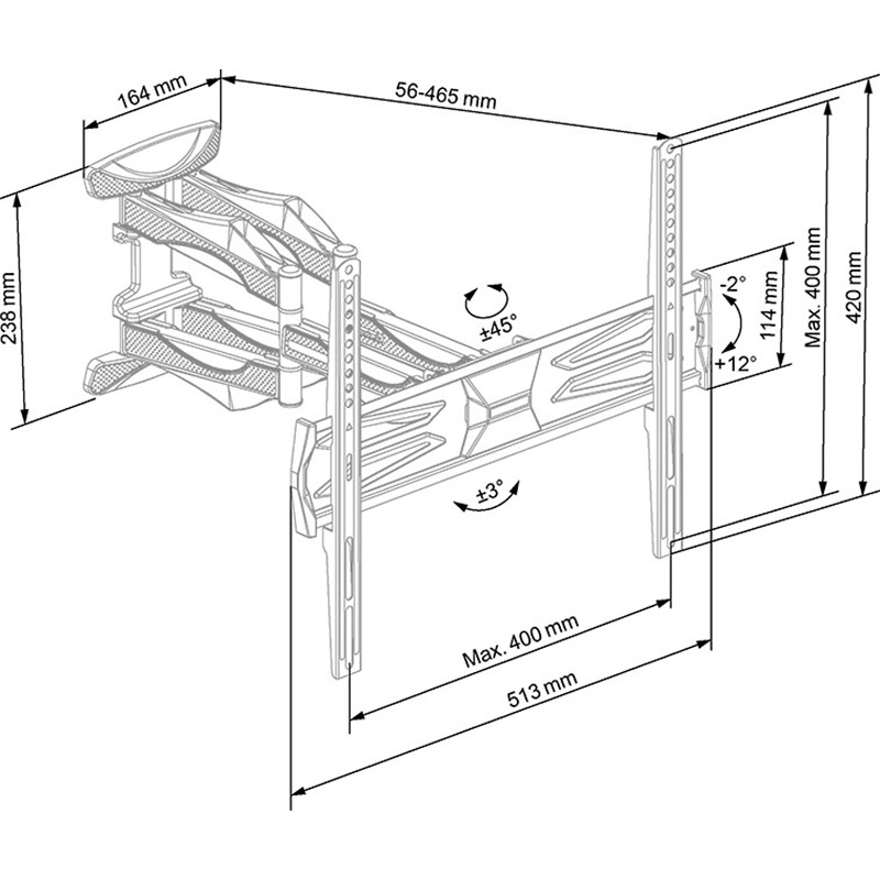 Фото Кронштейн ECG LD 326001