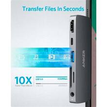 Док-станція Anker PowerExpand Direct 6-in-1 USB-C PD Media Hub для iPad Pro Gray (A83620A1)