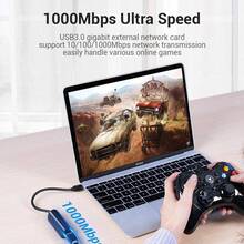 Сетевой адаптер VENTION USB3.1 Type-C - RJ45 Gigabit (CFBBB)