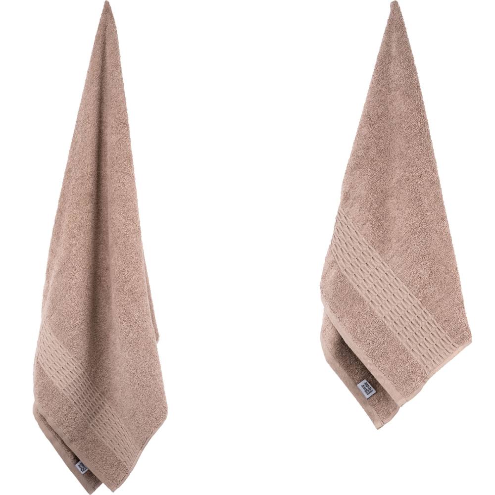 Фото Набор полотенец ARDESTO Lotus 2 шт Beige (ART2357NS)