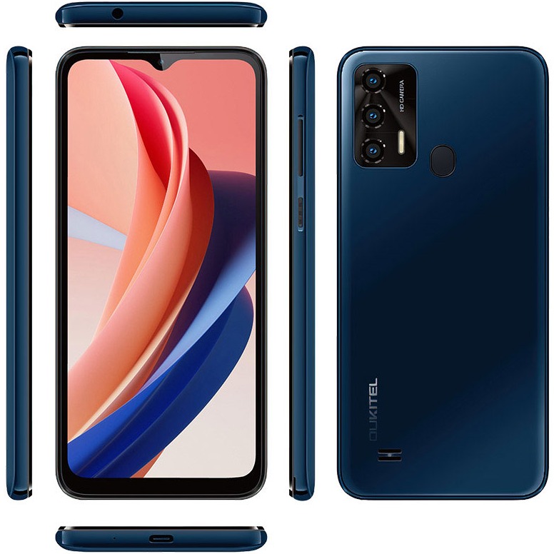 Смартфон OUKITEL C31 Pro 4/64GB Dual Sim Dark Blue (6931940713030) Диагональ дисплея 6.51