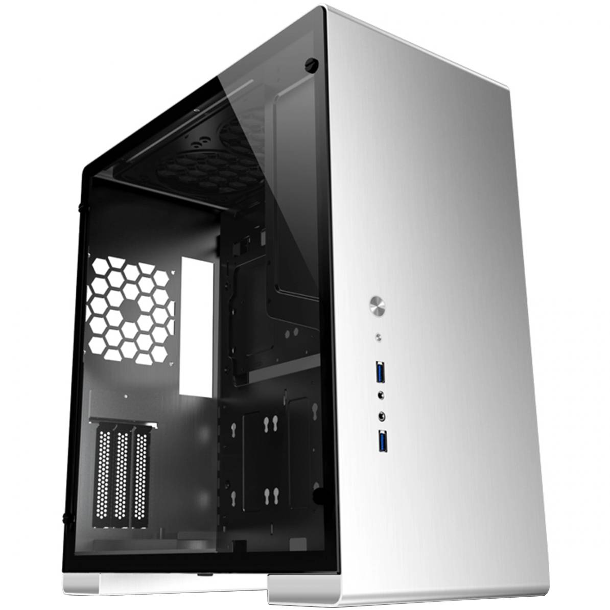 Корпус QUBE GRIFFIN Aluminum Silver Vertical GPU (QBU5S_WSNU3) Назначение для настольного компьютера