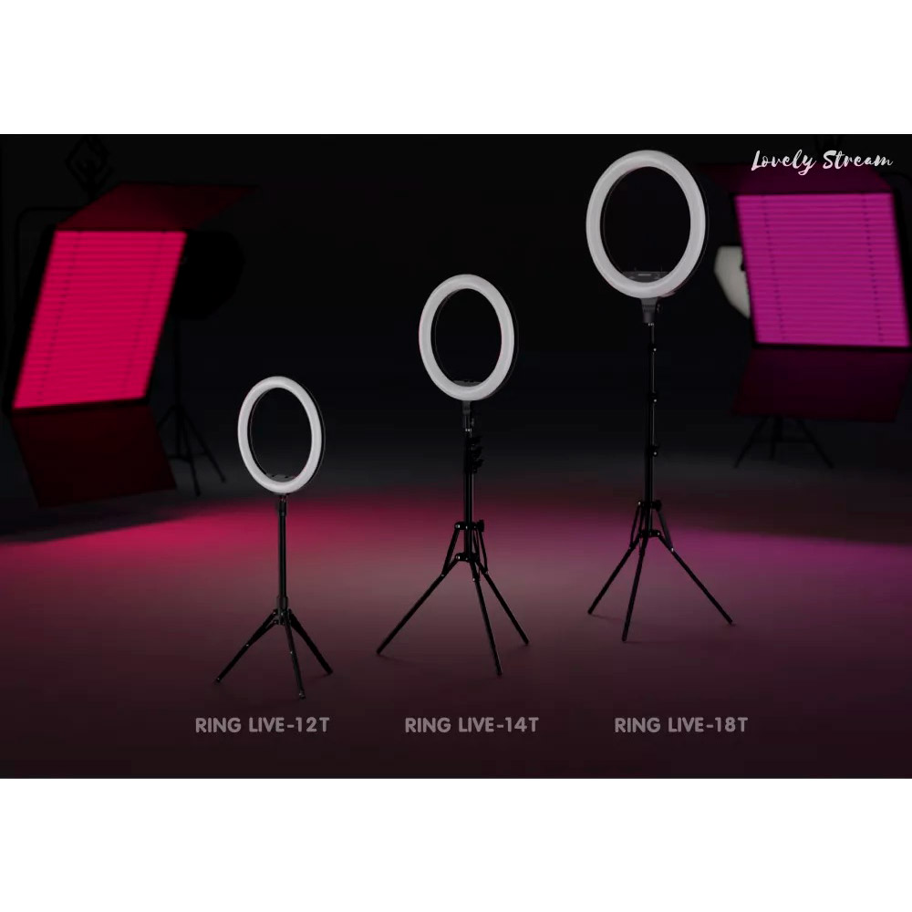 Замовити Набір для блогера LOVELY STREAM Live-12T Full Set RGB LED 12" (31879)