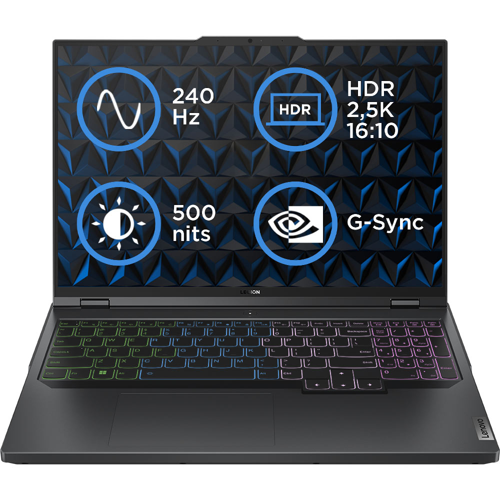 Ноутбук LENOVO Legion Pro 5 16IRX8 Onyx Grey (82WK00J6RA)