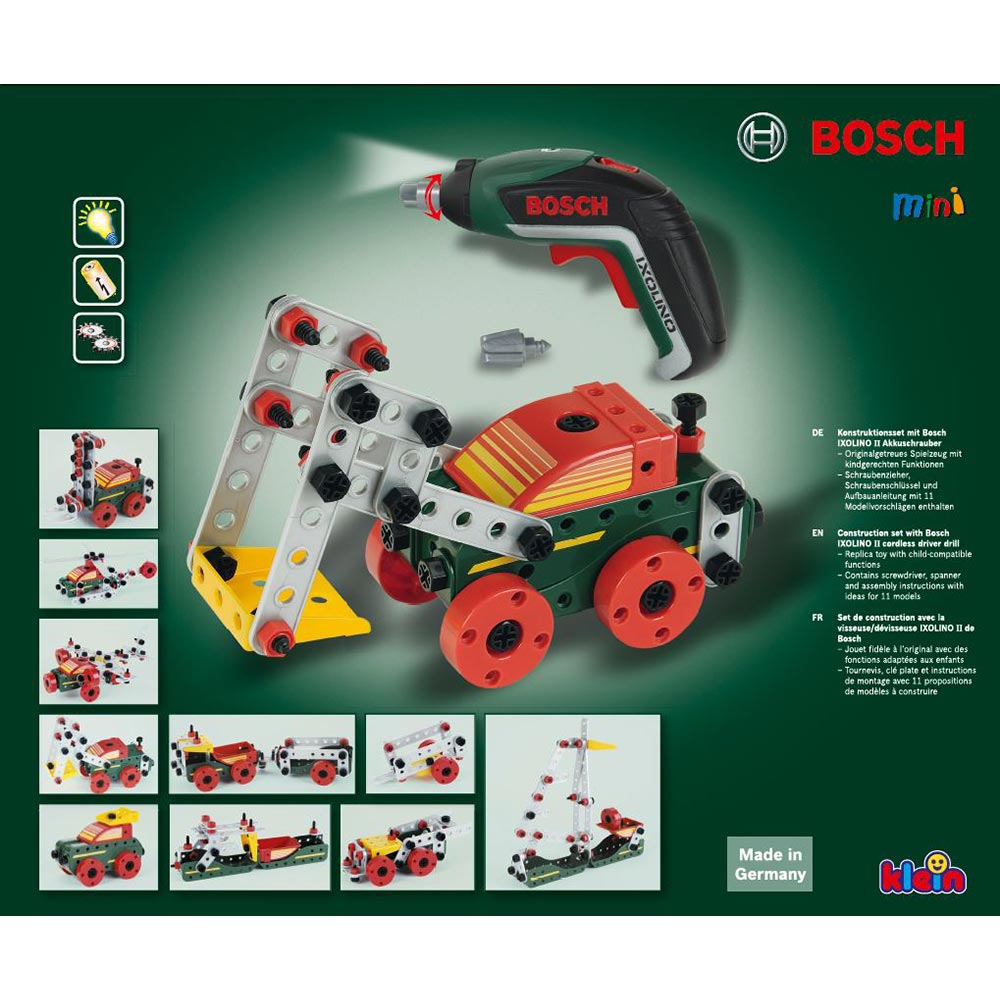 Игровой набор BOSCH Mini Ixolino II 121пр (8497) Тип для маленького мастера