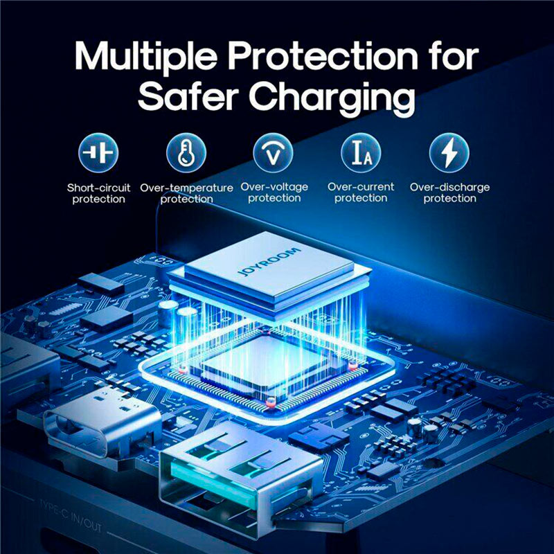 Покупка Powerbank JOYROOM JR-T015 30000 mAh 15W TYPE-C Black (JR-T015)