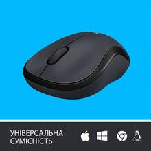 Миша LOGITECH M220 SILENT CHARCOAL OFL (L910-004878)