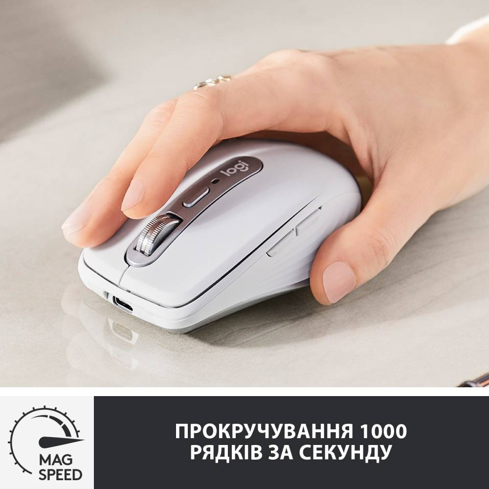 В Україні Миша Logitech MX Anywhere 3 for Mac Pale Grey (L910-005991)