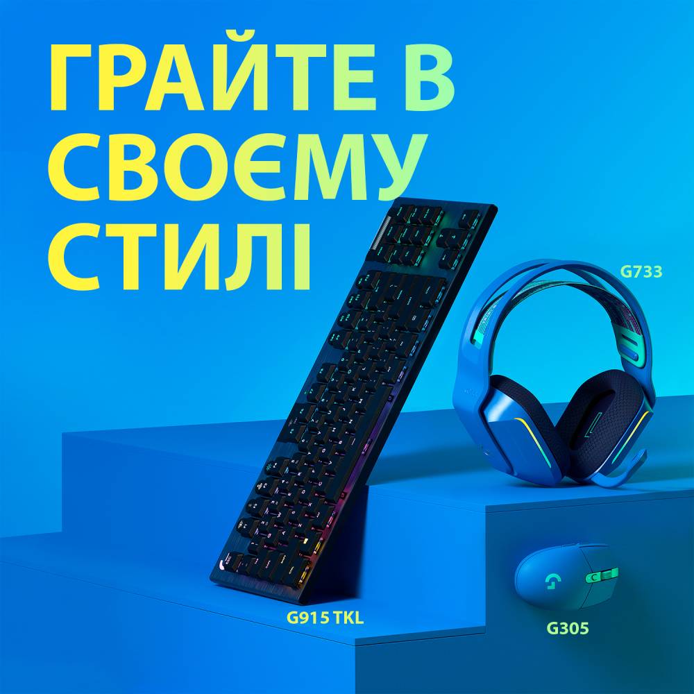 Замовити Миша Logitech G305 Wireless Blue (L910-006014)