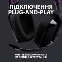 Гарнитура LOGITECH G535 LIGHTSPEED Wireless Gaming Headset BLACK-2.4GHZ (981-000972)